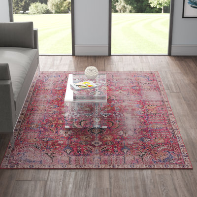 Tapis oriental rouge / beige / noir Adon