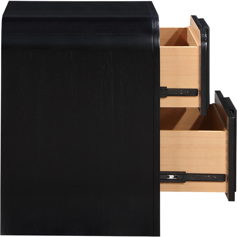 Ishana 26'' W Nightstand, Black