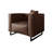 PU Leather Upholstered Accent Chair-2007792319