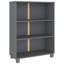 Huckstadt 112cm H x 85cm W Solid Wood Standard Bookcase-496310179