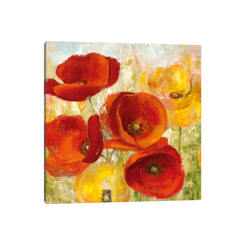 Flourishing Meadow I by Nan - Wrapped Canvas Gallery-Wrapped Canvas Giclée, 66.04 cm H x 66.04 cm W x 3.175 cm D