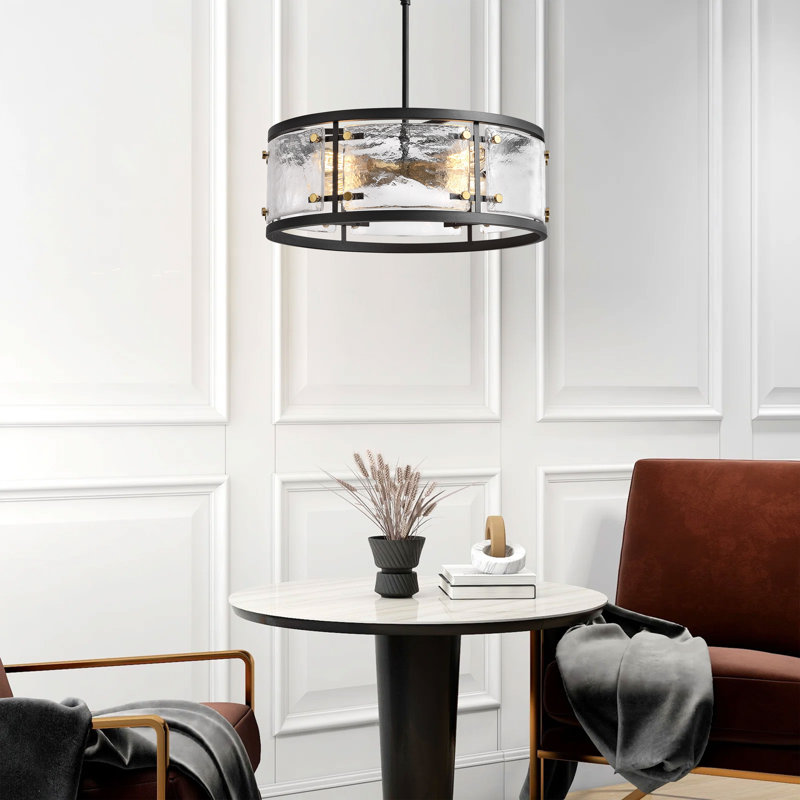Lustre tambour 5 lumières Jeylani