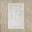 Tapis oriental en coton / soie gris / ivoire Mann-448713689