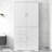 Tall And Wide Storage Cabinet With Doors For Bathroom/Office, Three Drawers-1875788565