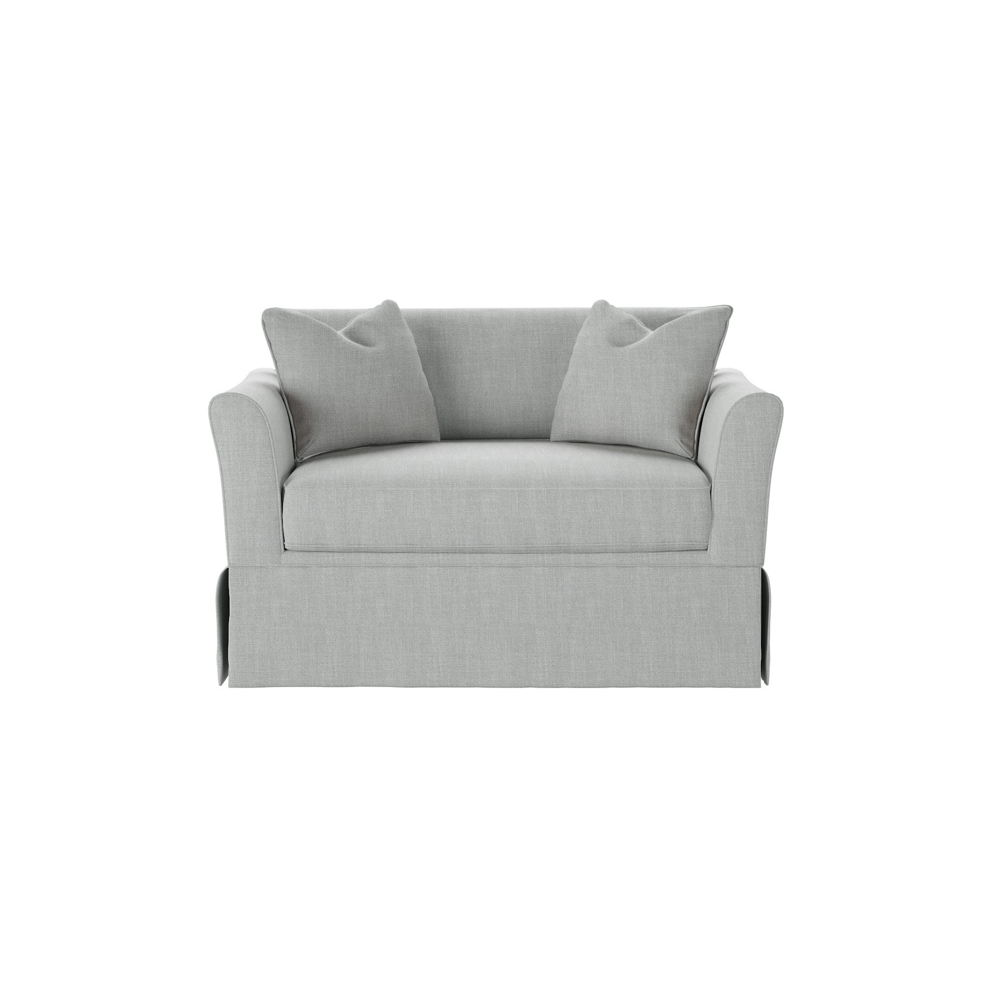 Shelby Upholstered Chair And A Half, Canvas Navy Sunbrella® Canvas
