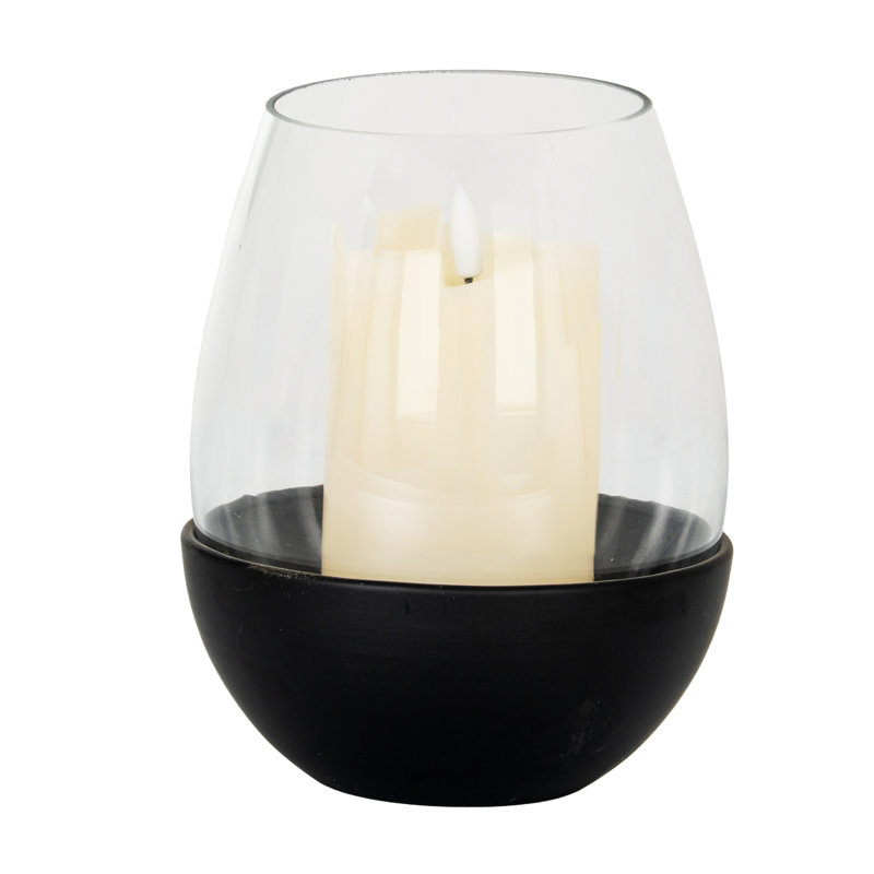 Anhat Glass Candle Accessories, 18 cm H x 14 cm W x 14 cm D