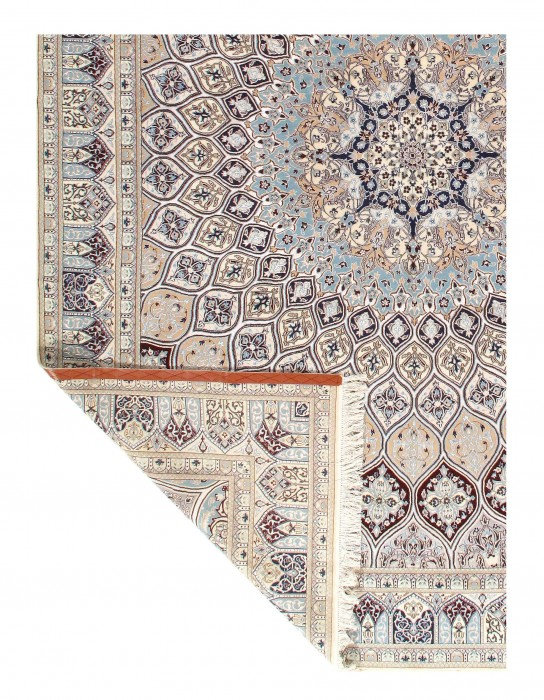 Tapis unique en laine et soie 8 pi 4 po x 11 pi 6 po Amunra