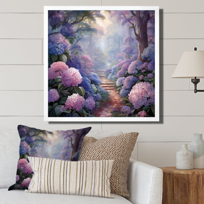 " Purple Hydrangea Enchanted Garden "