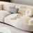 Creamy white Polyester Modular Sofa