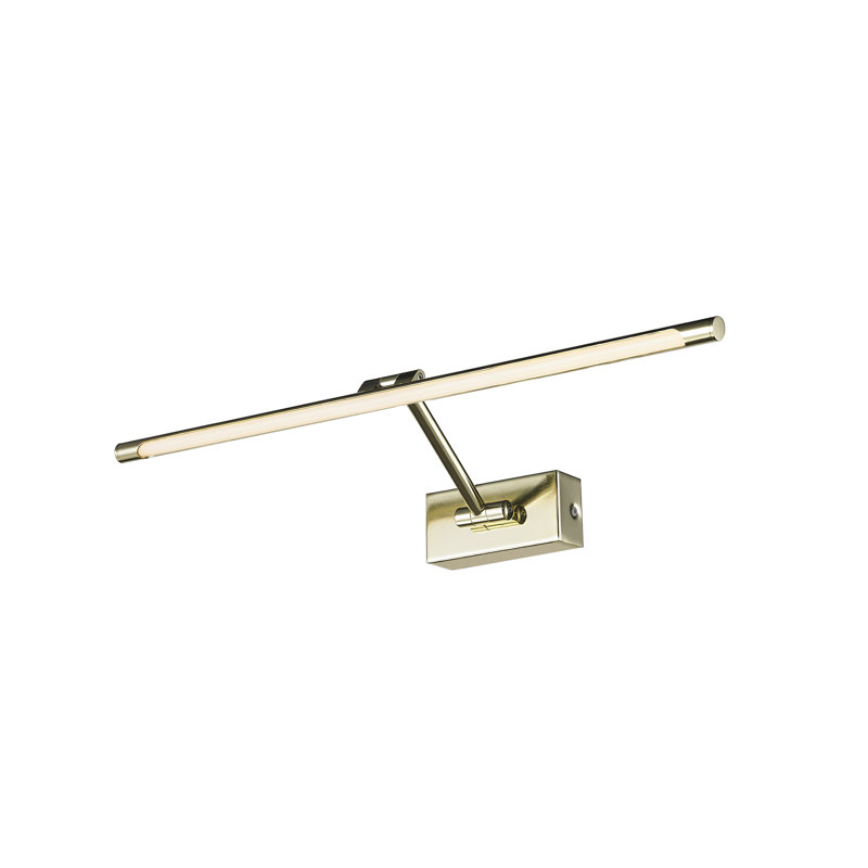 Davinci 1 -Light Hardwired LED Wall Mounted Picture Light, Golden, 5.5cm H x 58cm W x 19cm D