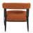 Cowen Arm Chair In Boucle Fabric With Mid-century Space Black Wood Frame-430234149