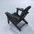 Pakkdiarie All-Weather HDPE Folding Adirondack Chair with Cup Holder for Patio & Garden-117807817