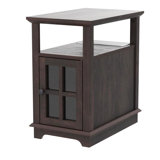 End Table with Hidden Charging Station