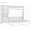 Grand lit escamotable avec canapé et amp; Tablettes - aucun sommier nécessaire, conception durable!