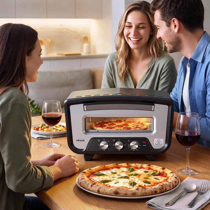 VEVOR Countertop Pizza Oven with Rotisserie