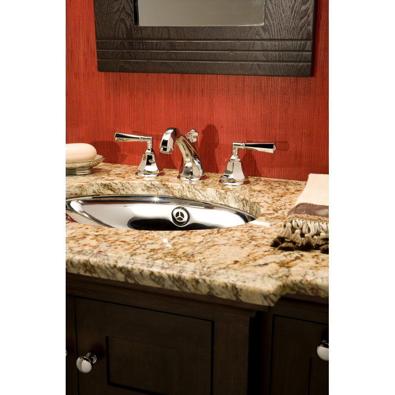Palladian® Widespread Lavatory Faucet, Polished Chrome, Lever Handle