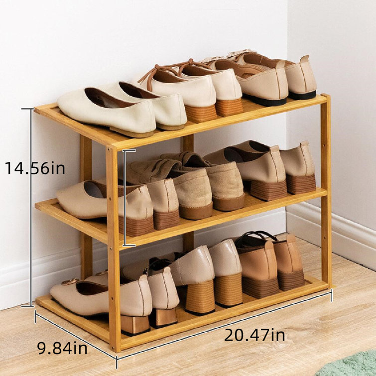 Shoe Rack, 9 Tier Fabric Shoe Rack with Dustproof Cover Shoe Shelf