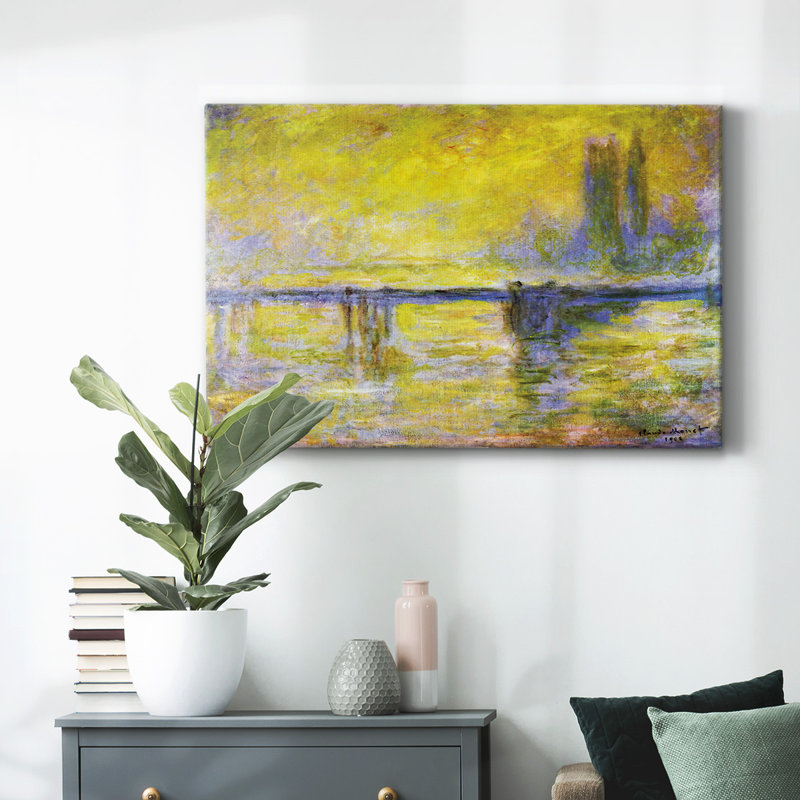 Pont Charing Cross, toile sur toile 02, H 40 po x l 60 po
