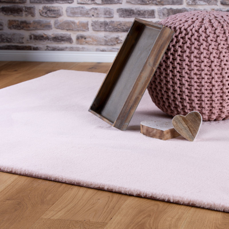 Cha Cha Hand Tufted Area Rug, Rectangle 160 x 230cm, Pink