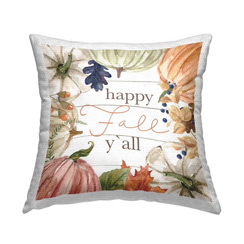 Coussin d'extérieur Happy Fall Y'all Mixed