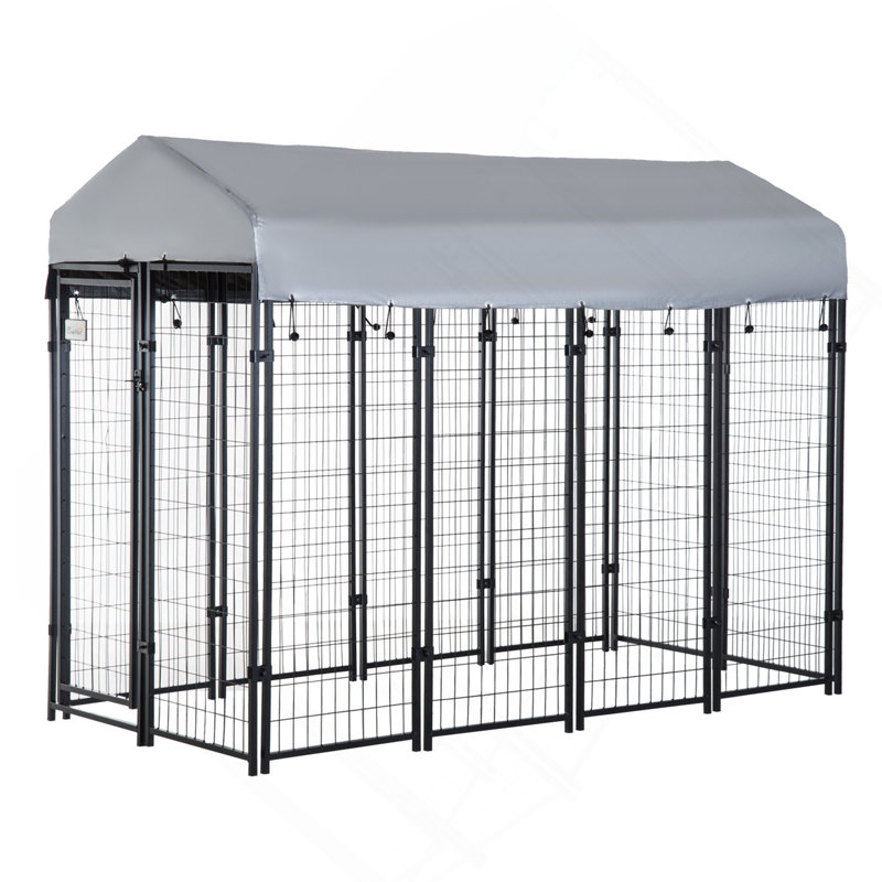 Parc extérieur pour chien 8 pi x 4 pi x 6 pi Pawhut