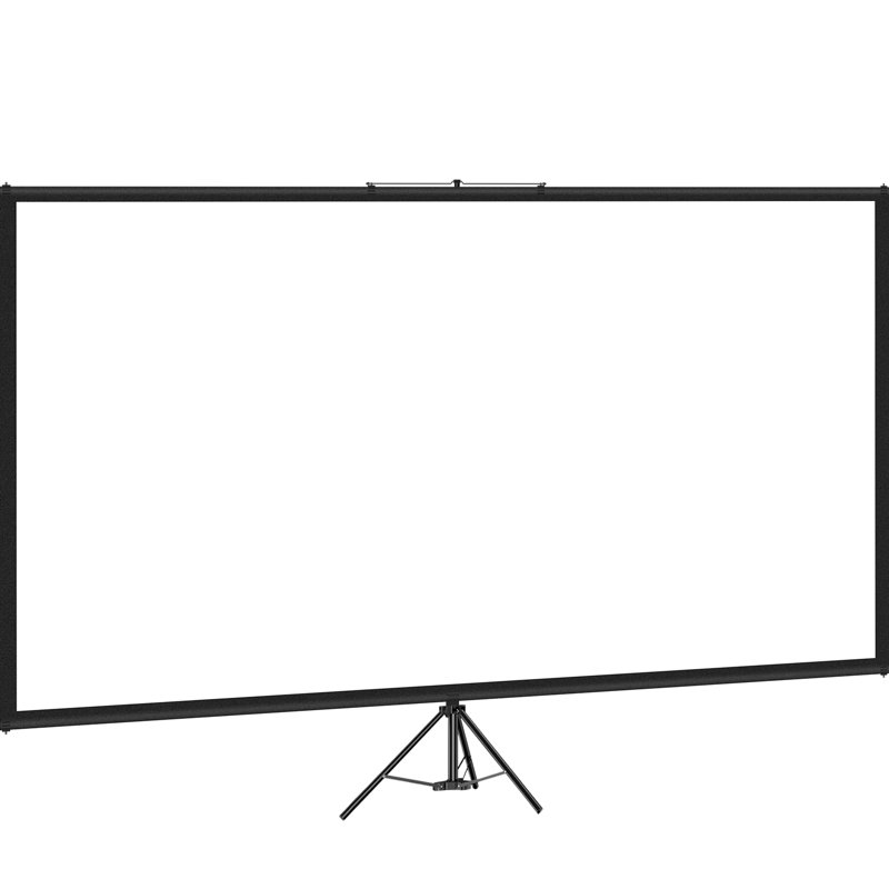 Écran de projecteur blanc à trépied portable, 90"