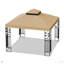 Outdoor Patio Gazebo Replacement Canopy,Double Tiered Gazebo Tent Roof Top Cover Only(Frame Not Include)-111084563