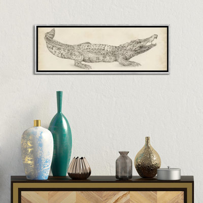 " Crocodile Sketch " Oil Painting