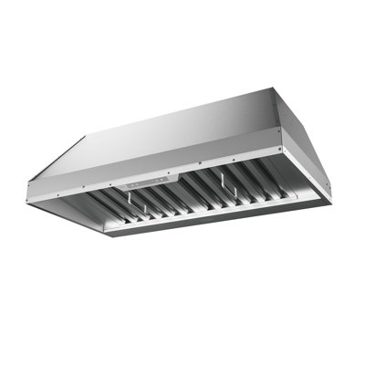 Zephyr Monsoon Connect 48"" 700 CFM Insert Mount Range Hood with LED Light in Stainless Steel -  AK9446BS