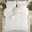 Housse de couette King Size, 100 % coton avec un envoûtant motif de chenille.