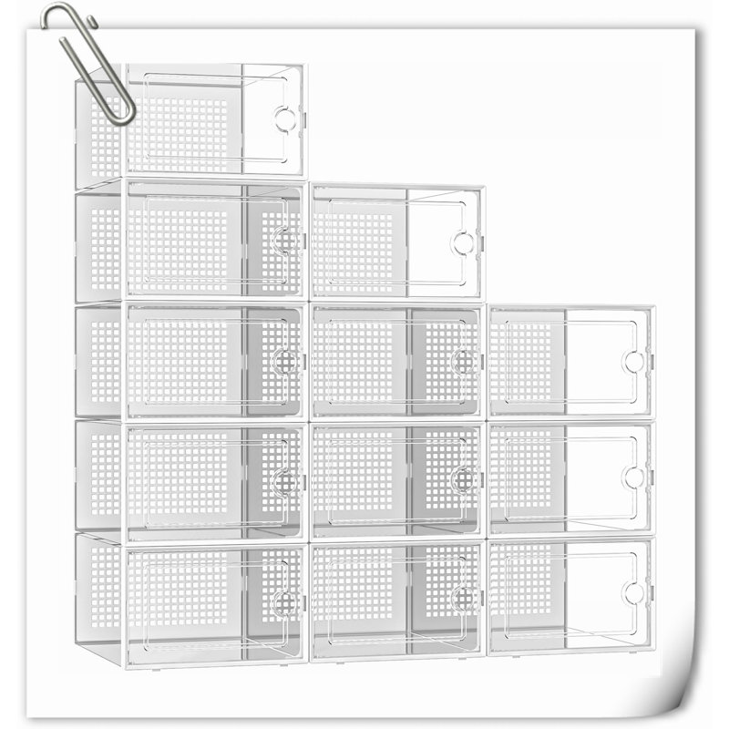 Bac en plastique Rebrilliant, Blanc