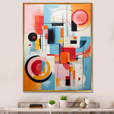 «Ireon Pop Art Geometric Harmony I», art sur toile Pop Art