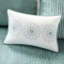 6 housses de lit de jour réversibles en bleu, taille simple, motif médaillon, avec housse, 3 taies décoratives et coussin décoratif bleu, 6 pièces, lit simple