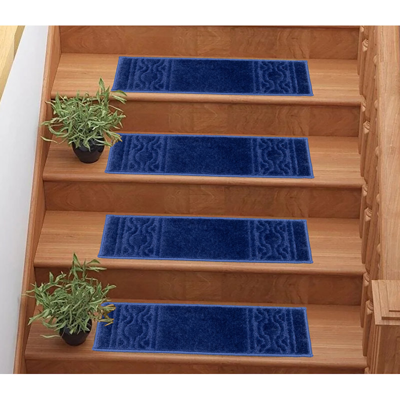 Tapis d'escalier marocain sur mesure à poils doux par Inches, Brun, Rectangle 2 pi 2 po x 12,5 po
