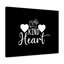 Kind Heart - Wrapped Canvas Print