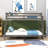 Twin XL Over Queen Wooden Bunk Bed With Detachable Design-1010869418