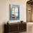 Cima Manufactured Wood, Glass Wall Mirror-1352612355