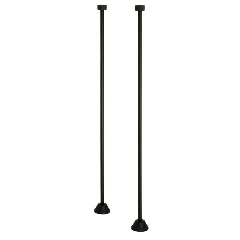Kingston Brass Vintage Straight Bath Supply, Matte Black