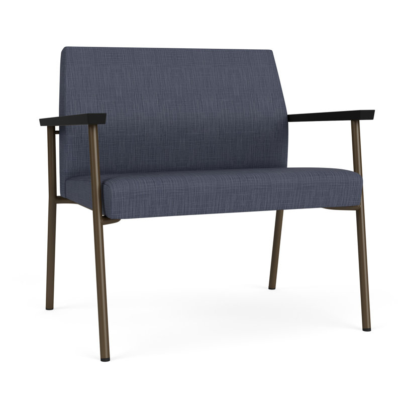 Lesro Chaise de bureau Mystic, Bronze, Plot Line bleu marine