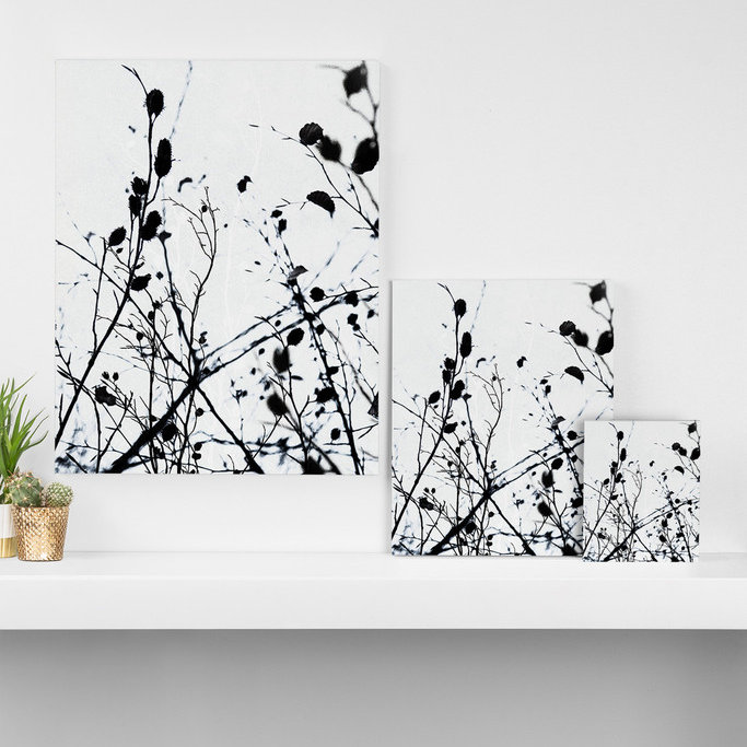 «Abstract Tree», impression sur toile tendue, H 10 po x l 8 po x P 1,5 po