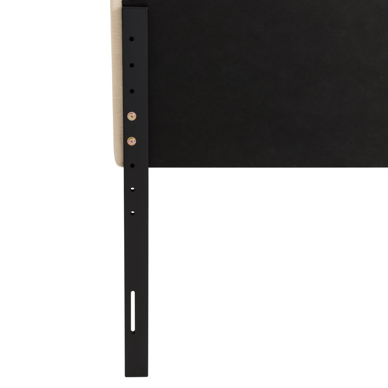 Tête de lit tapissier Suwanee, Double, Crème