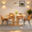 Ensemble de cuisine moderne Louisette, table de salle à manger moderne 46 po avec 4 chaises-990154839