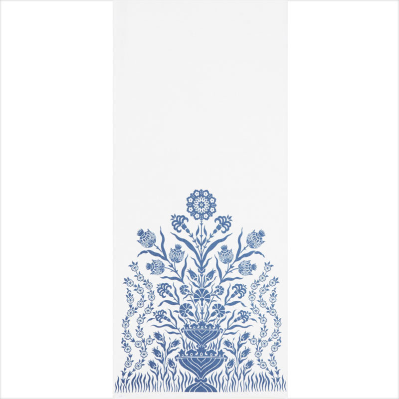 Tissu transparent Iznik, Bleu