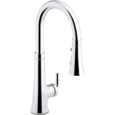 Toneâ¢ Touchless Pull-Down Kitchen Sink Faucet with Voice Activation and Three-Function Sprayhead -  Kohler, K-23766-WB-CP