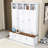 Farmhouse Hall Tree with Storage Bench, Cabinet and 4 Hooks-129595667