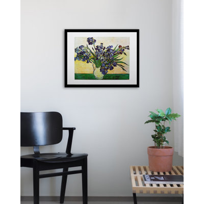 «Iris - Strauss 1890» par Vincent Van Gogh, reproduction d'art encadrée