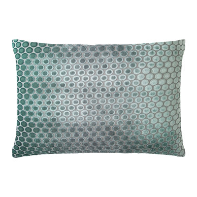 Dots Lumbar Velvet Pillow Cover & Insert