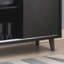 Buffet Cabinet, Coffee Bar with Storage Compartments, Two Drawers, Shelving with Sliding Door, Black