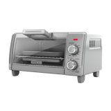 BLACK+DECKER 4-Slice Crisp N Bake Air Fry Toaster Oven, TO1787SS, 5 Cooking Functions, 30 Minute Timer, Stainless Steel