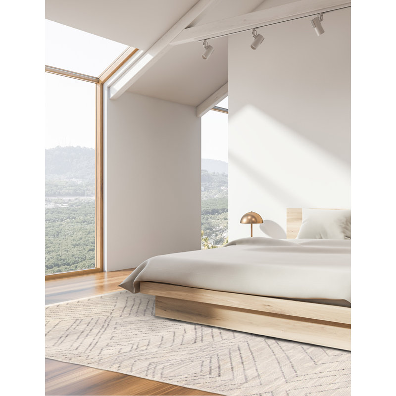 Tapis unique mystique gris unique 4 pi 0 po x 6 pi 0 po